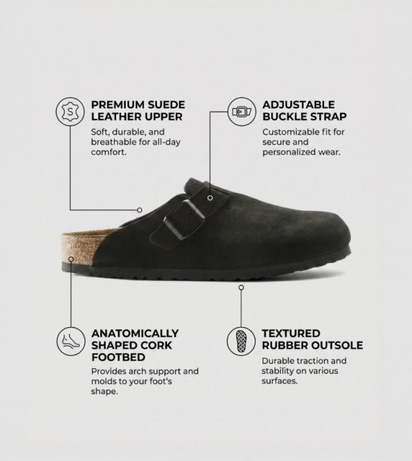 Birkenstock  - Black clogs