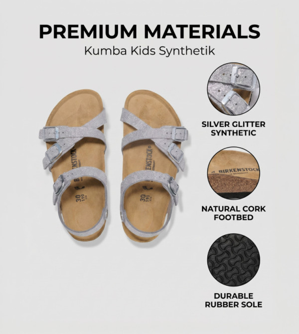 Birkenstock Birkenstock - Silver Casual Sandals