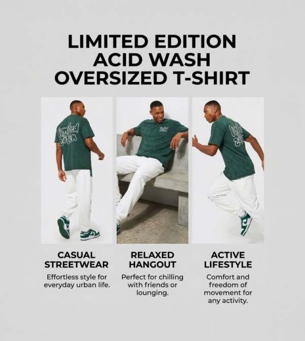 boohooMAN boohooMAN - Green Casual T-Shirts