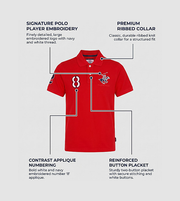 Beverly Hills Polo Club  colorpop-k - Red T-shirts