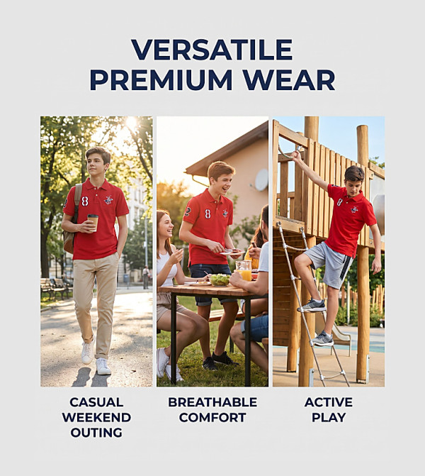 Beverly Hills Polo Club  colorpop-k - Red T-shirts