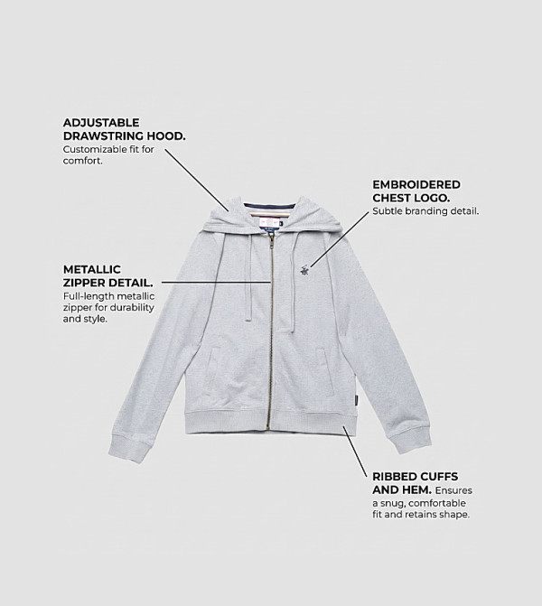 Beverly Hills Polo Club Back to School - Grey Sweatshirts