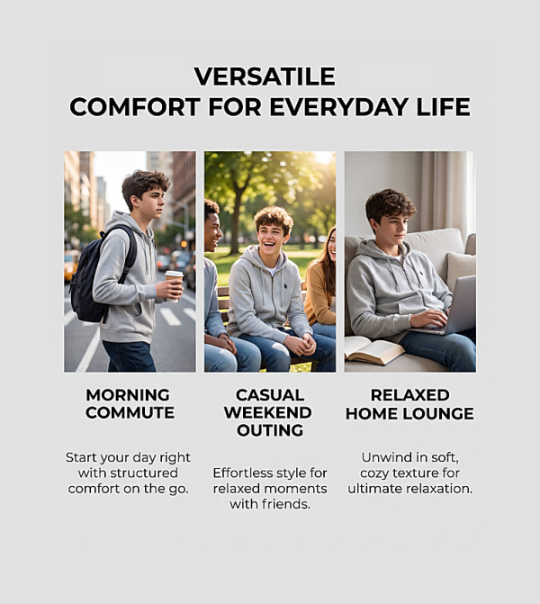 Beverly Hills Polo Club Back to School - Grey Sweatshirts