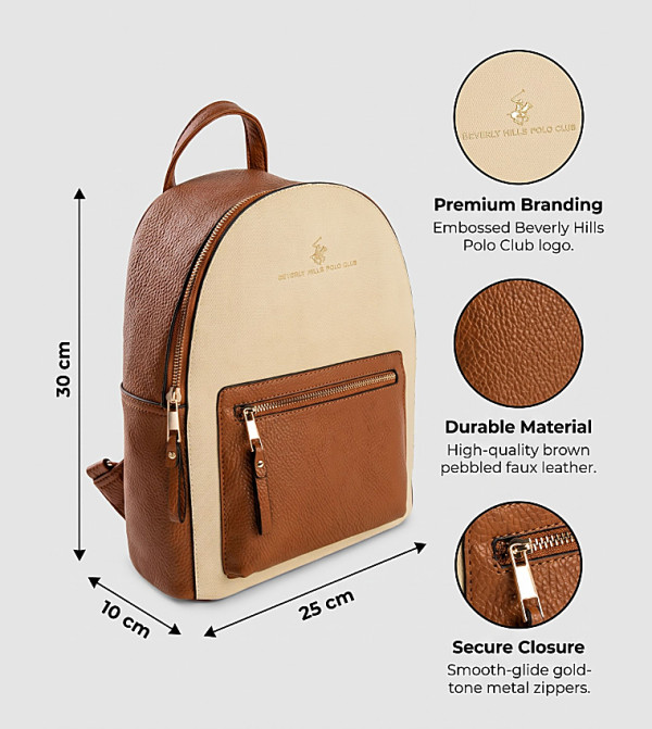 Beverly Hills Polo Club  Backpacks - Brown undefined