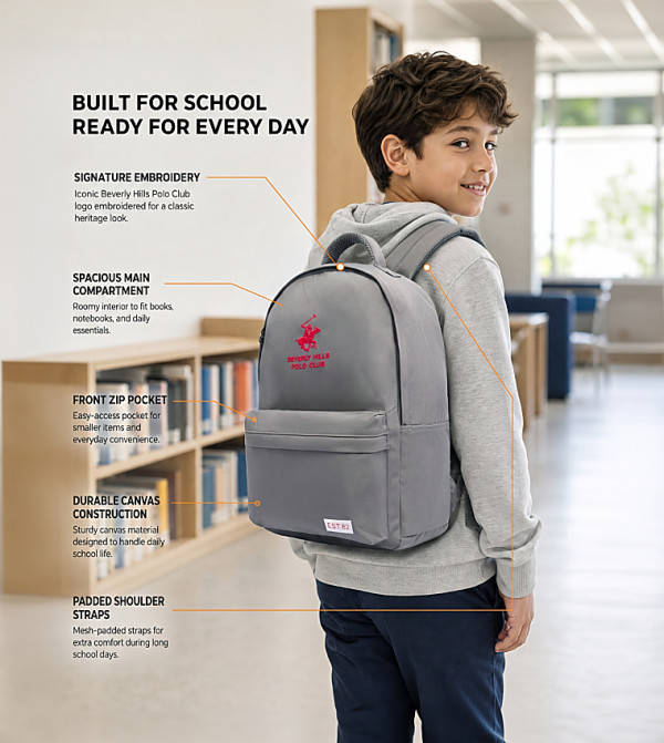 Beverly Hills Polo Club Beverly Hills Polo Club - Grey Backpacks