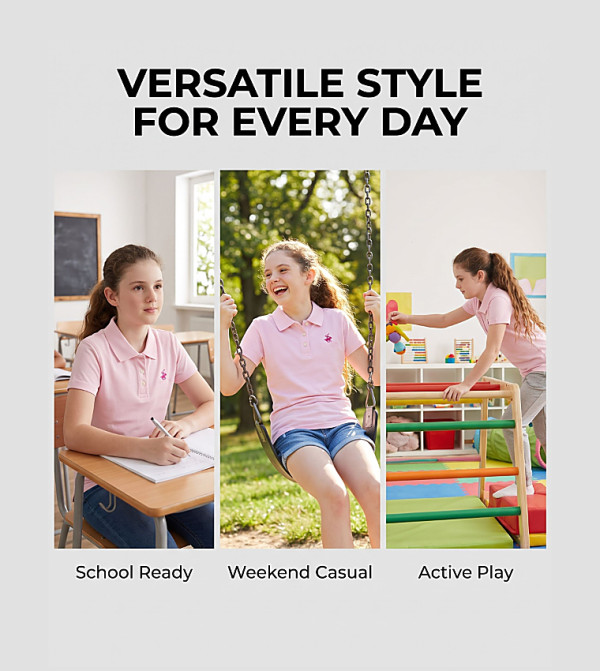 Beverly Hills Polo Club  playtime-picks-k - Pink T-Shirts