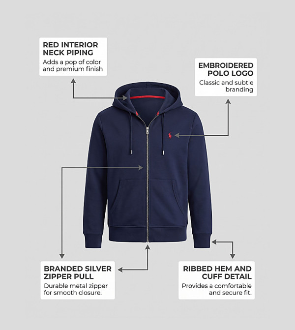 Beverly Hills Polo Club  Winterwear & Outerwear - NAVY BLUE Hoodies