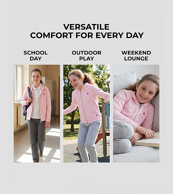 Beverly Hills Polo Club Winterwear & Outerwear - Pink Hoodies