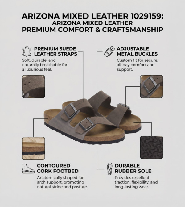 Birkenstock Birkenstock - Grey Casual Sandals