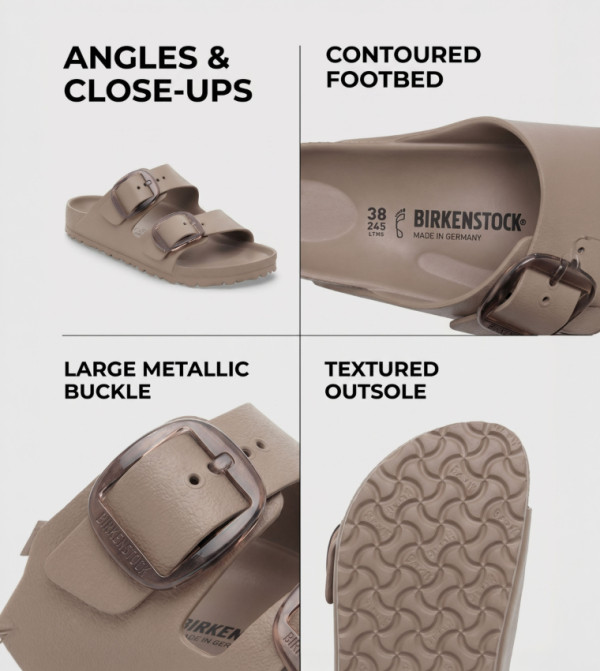بيركنستوك  vacation-loading-w - رمادي داكن Flat Sandals