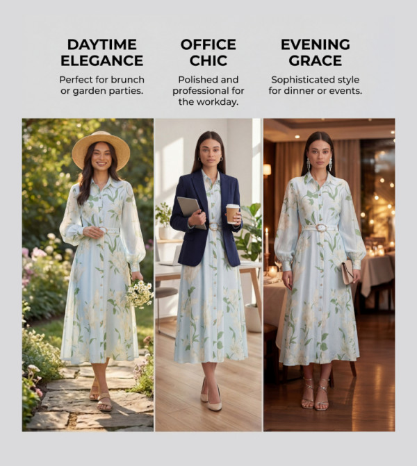 Forever New  Dresses - Blue Midi Dresses