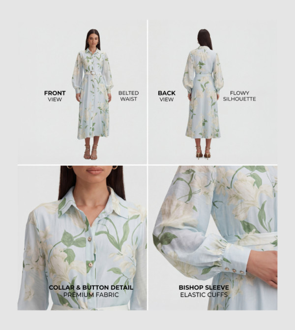 Forever New  Dresses - Blue Midi Dresses