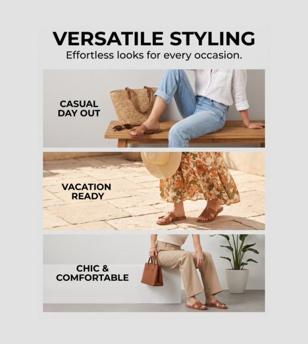 Steve Madden  - Brown Flat Sandals