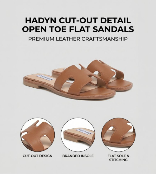 Steve Madden  - Brown Flat Sandals