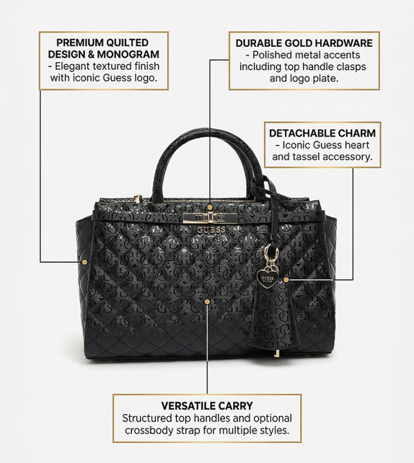 Guess Guess - Black Satchel Bags