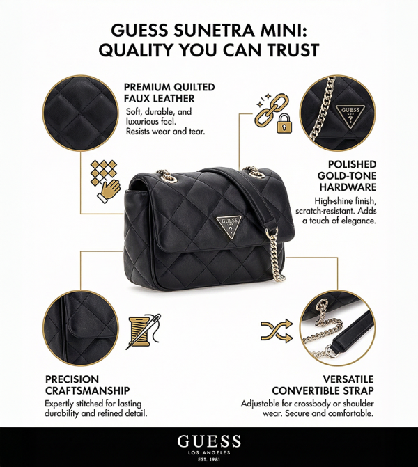 Guess  - Black Cross Body Bags