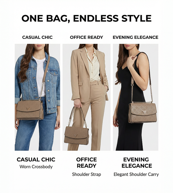 Guess  Bags - Brown Shoulder bags