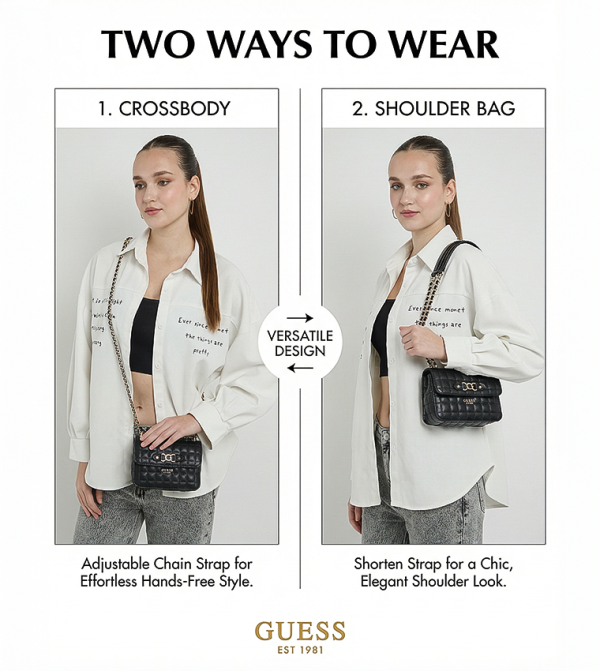 Guess Handbags - Black Cross Body Bags