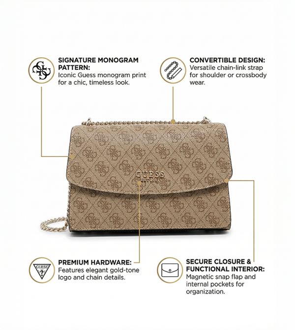Guess Guess - Beige Cross Body Bags