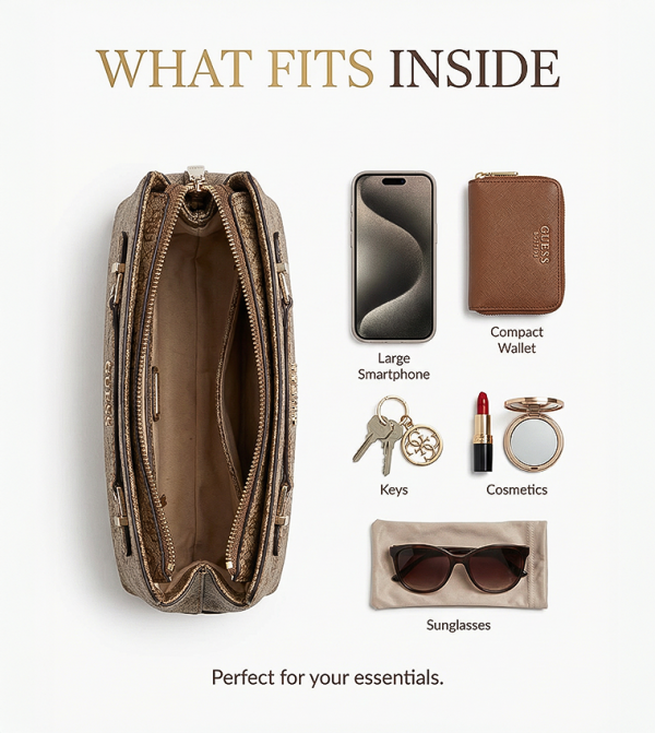 Guess Bags - Brown Cross Body Bags