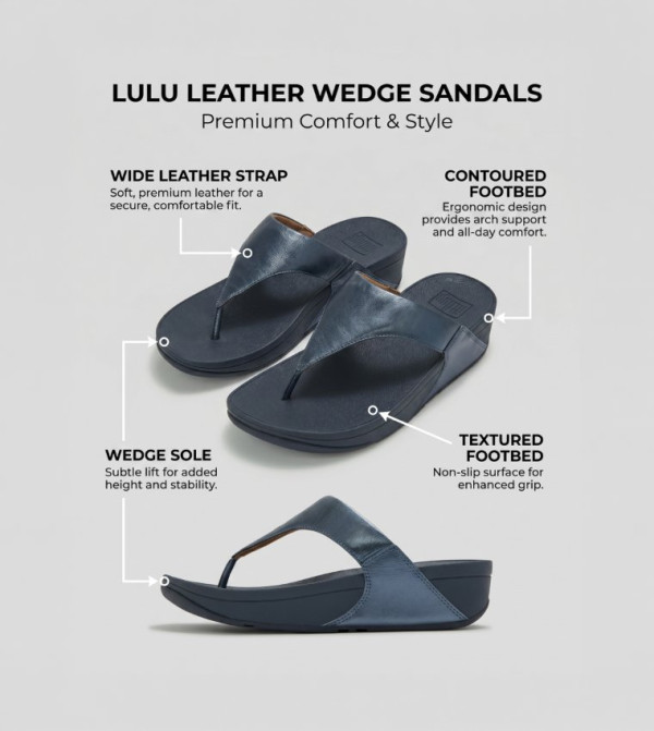 FitFlop FitFlop - Navy Wedges