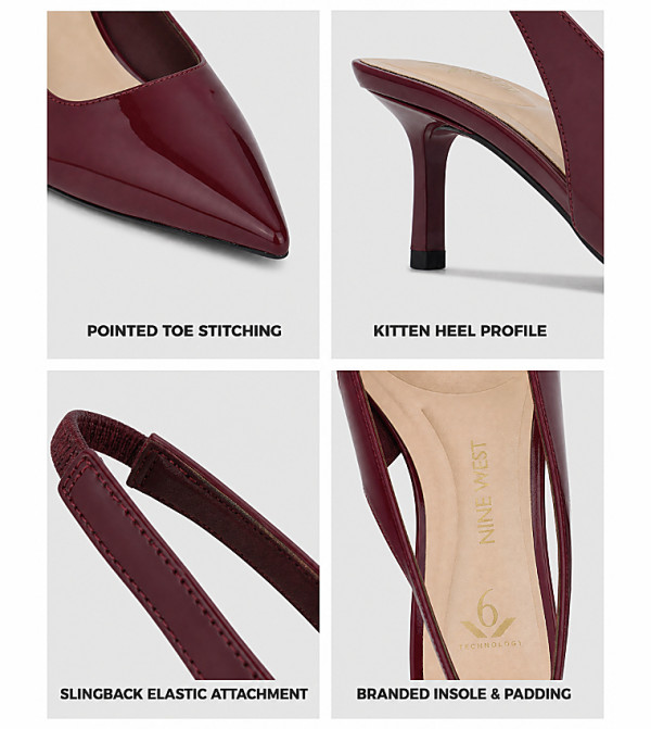 Nine West Nine West - Purple Kitten Heels