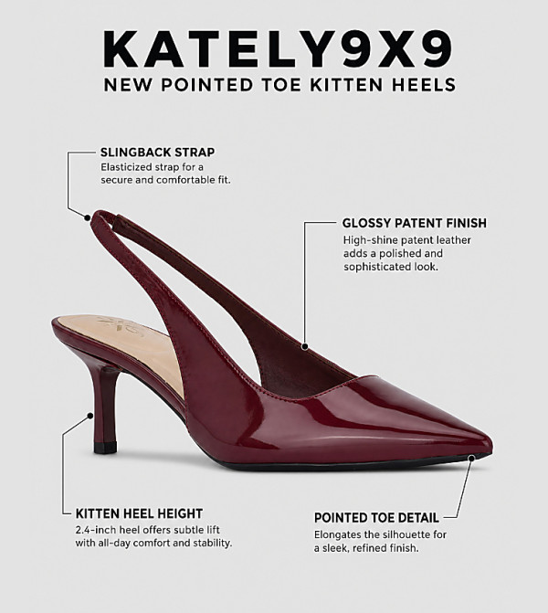 Nine West Nine West - Purple Kitten Heels