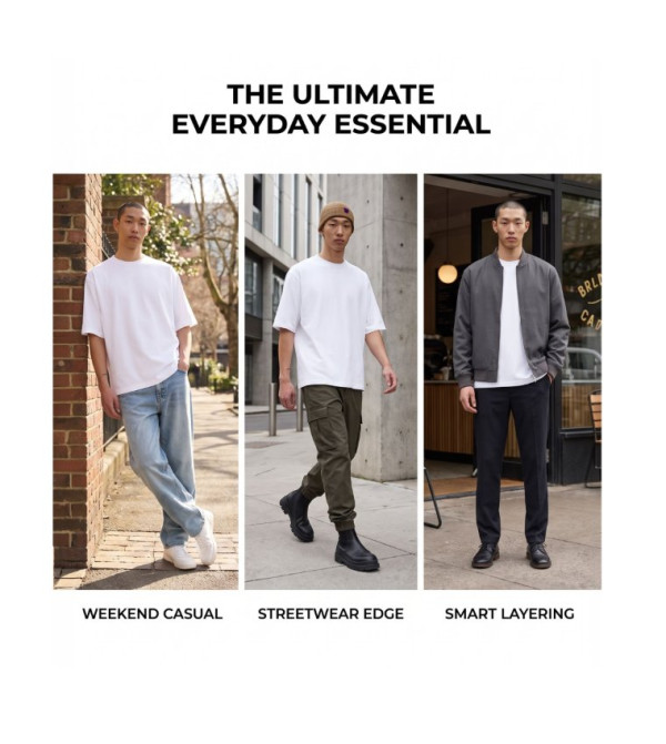 ليفايز ليفايز - أبيض Round Neck T-Shirts