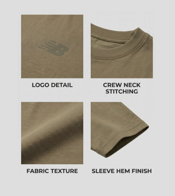 ليفايز  تيشيرتات كاجوال - كاكي Round Neck T-Shirts