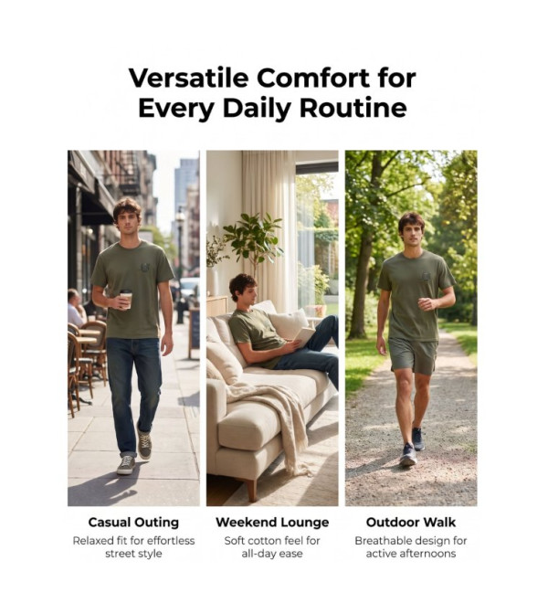 ليفايز  تيشيرتات كاجوال - أخضر Round Neck T-Shirts