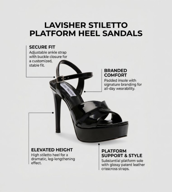 Steve Madden  Stilettos - Black Heels