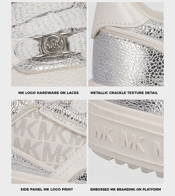Michael Kors Michael Kors - Silver Low Top