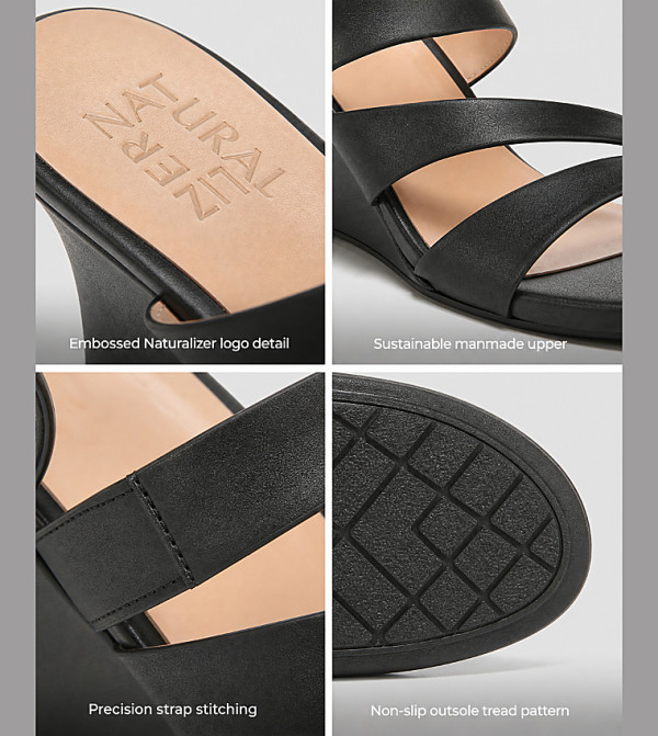 ناتشيراليزر ناتشيراليزر - أسود Wedge Sandals