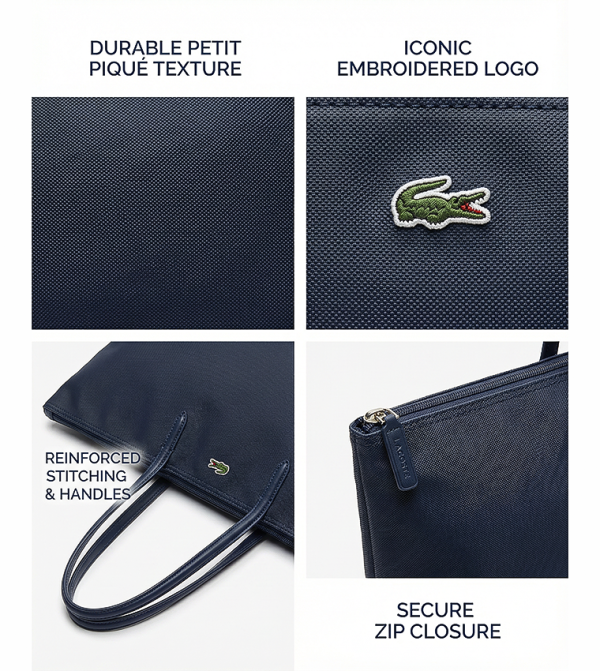 Lacoste Lacoste - Navy Tote Bags