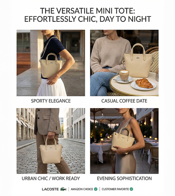 Lacoste  Bags - Beige Tote Bags