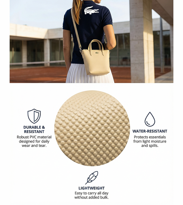 Lacoste  Bags - Beige Tote Bags