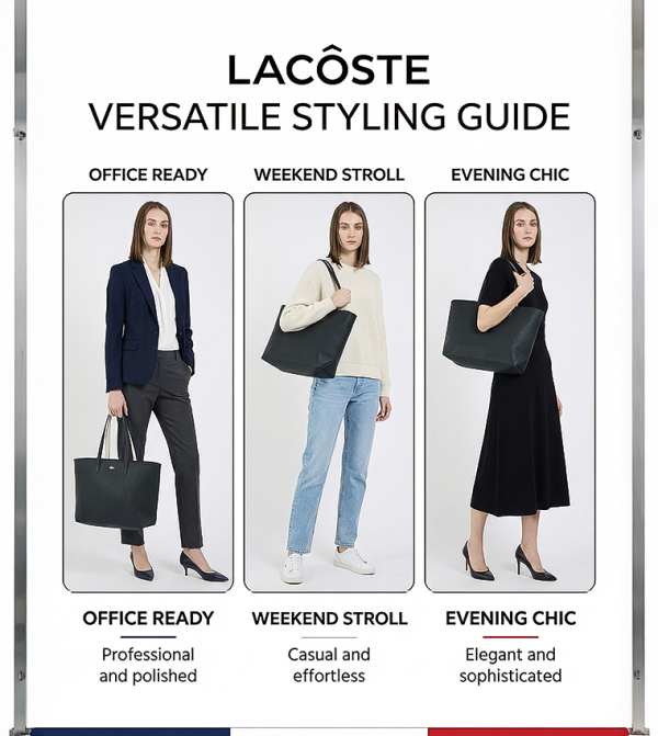 Lacoste Lacoste - Black Tote Bags