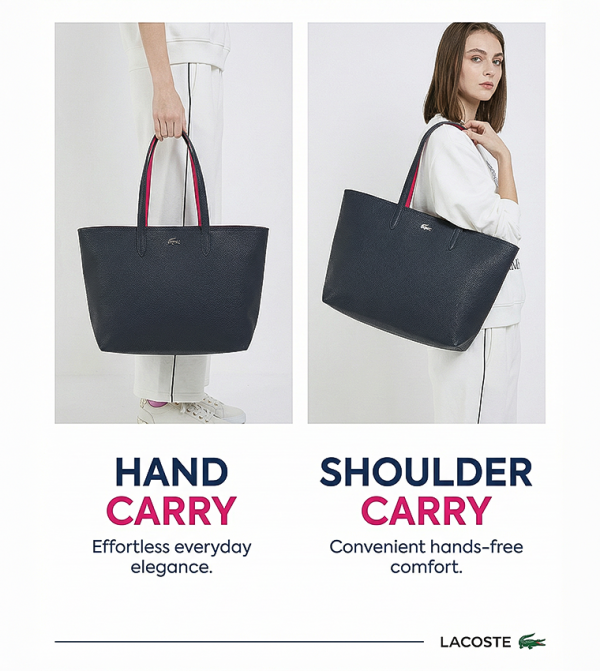 Lacoste Lacoste - Navy Tote Bags