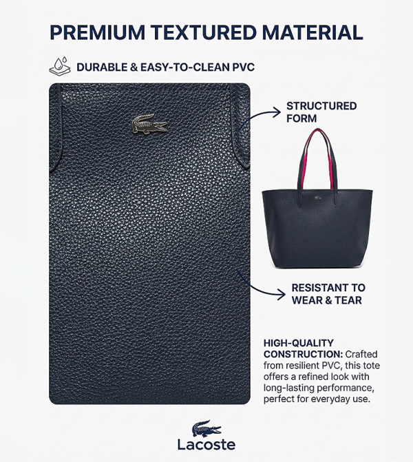 Lacoste Lacoste - Navy Tote Bags