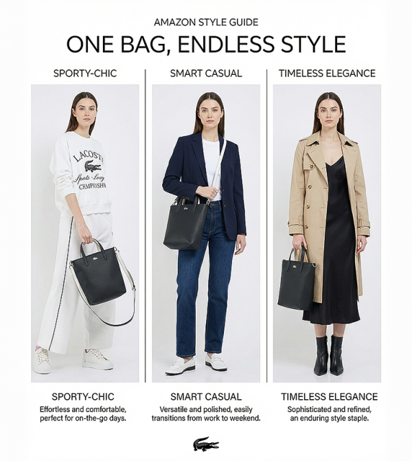 Lacoste Lacoste - Black Tote Bags