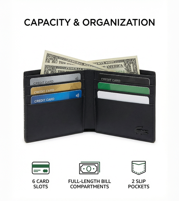 Lacoste Lacoste - Black Wallets