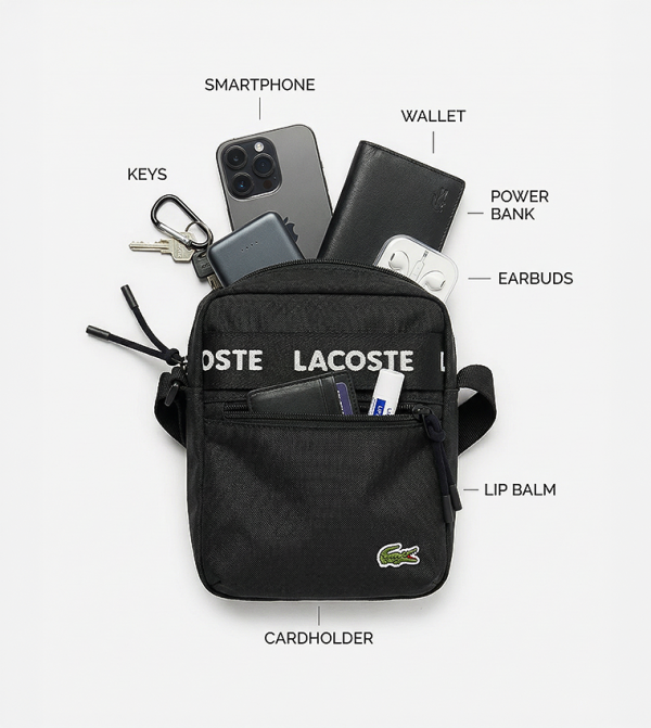 Lacoste  Cross Body & Sling Bags - Black Cross Body & Sling Bags