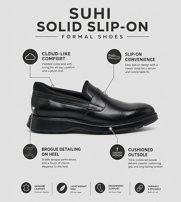 Hush Puppies  Formal Shoes - Black undefined