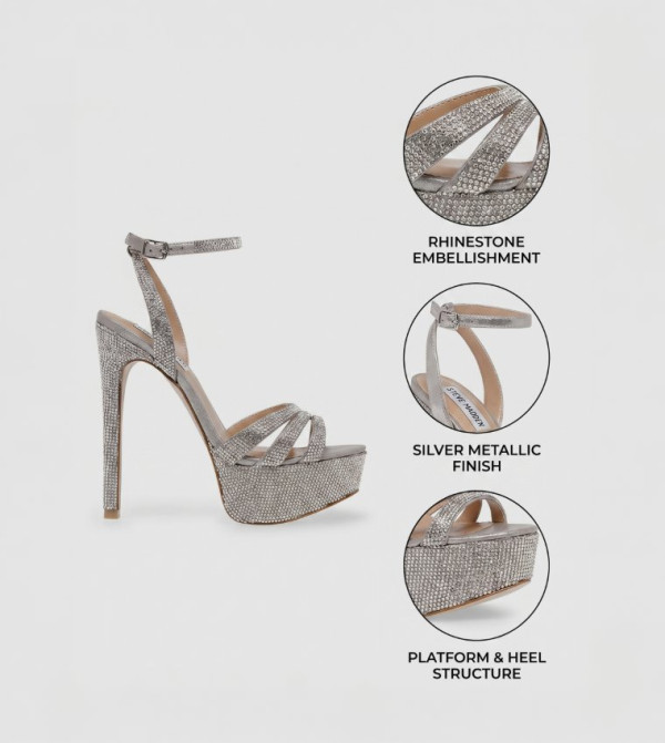 Steve Madden Steve Madden - Silver Heels