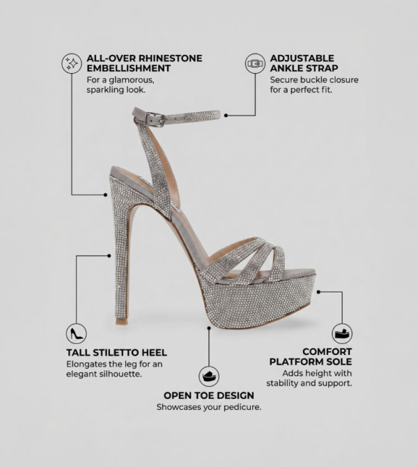 Steve Madden Steve Madden - Silver Heels
