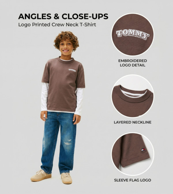 Tommy Hilfiger Tommy Hilfiger - Brown T-shirts