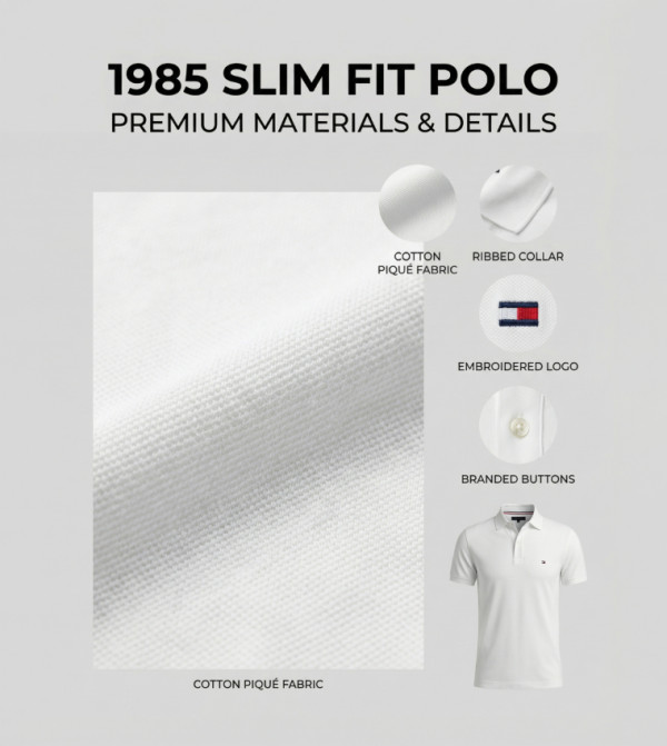 Tommy Hilfiger premium-store - White Polo T-shirts
