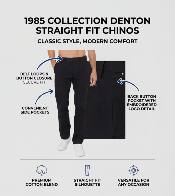 تومي هيلفيغر  بناطيل تشينو - أسود Chinos