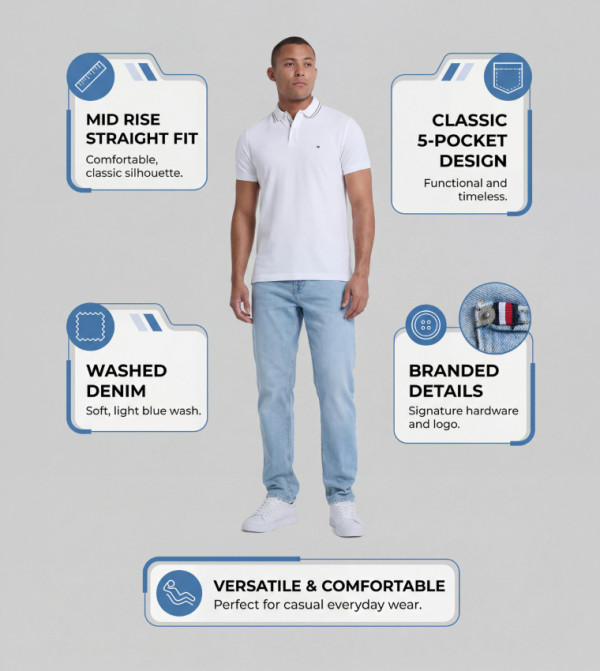 Tommy Hilfiger Tommy Hilfiger - Blue Straight Jeans