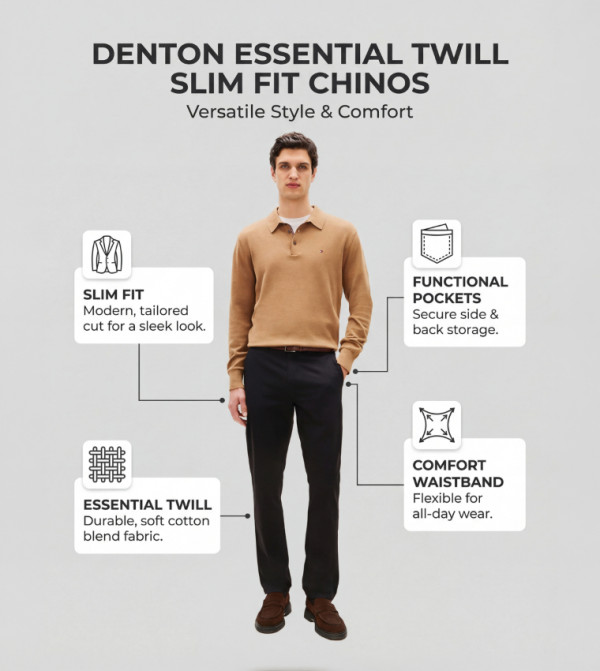 Tommy Hilfiger Clothing - Black Chinos